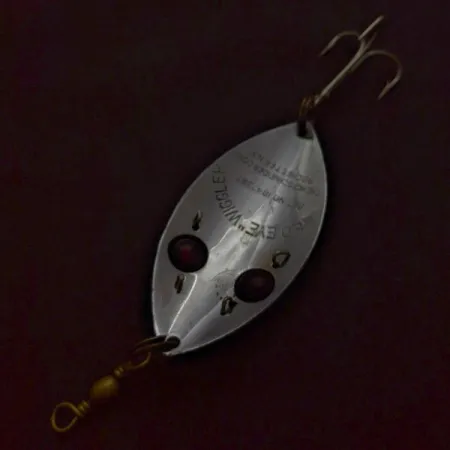 Hofschneider Red Eye Wiggler Коливалка, Срібло, 25 г, Очі, #24579