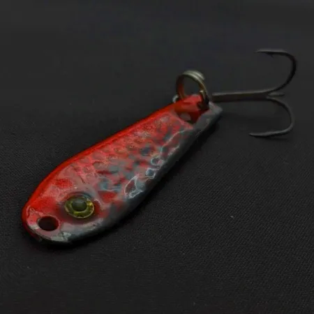 Renosky Bloody Jig Spoon, червоний/чорний, 12 г, лускатий, #24581