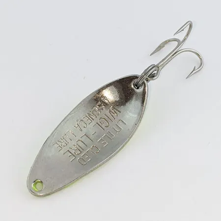 Seneca Little Cleo UV Коливальна блешня, Нікель/Зелений, 7 г, #24595