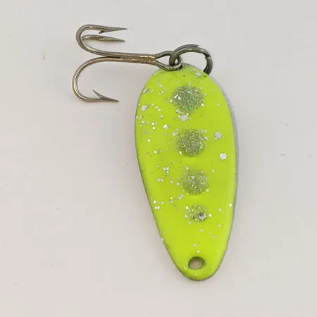 Seneca Little Cleo UV Коливальна блешня, Нікель/Зелений, 7 г, #24595