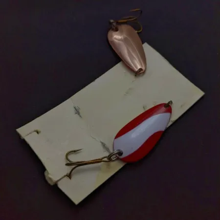 Glen Evans Spoon Блешня, червоний/білий/мідь, 6 г, набір 2 шт, #24601