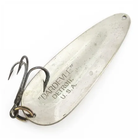 Dardevle Detroit, нікель, 28 г, коливальна блешня, #24636