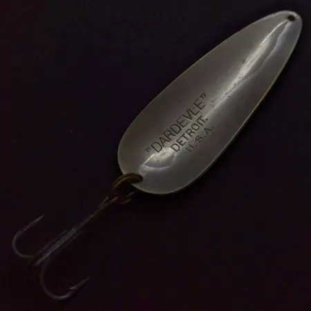 Dardevle Detroit, нікель, 28 г, коливальна блешня, #24636