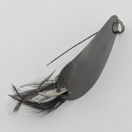 Блешня Weezel Rex Spoon, чорна, 12г, незачіпляйка з пір'ям, #24674