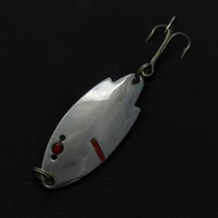 Блешня Herter's Swiss Spoon, нікель, 7 г, червона намистина, #24721
