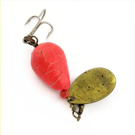 Блешня Luhr Jensen Cherry Bobber, латунь/червона, 2.2г, #24742
