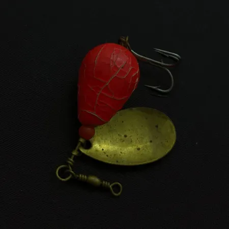 Блешня Luhr Jensen Cherry Bobber, латунь/червона, 2.2г, #24742