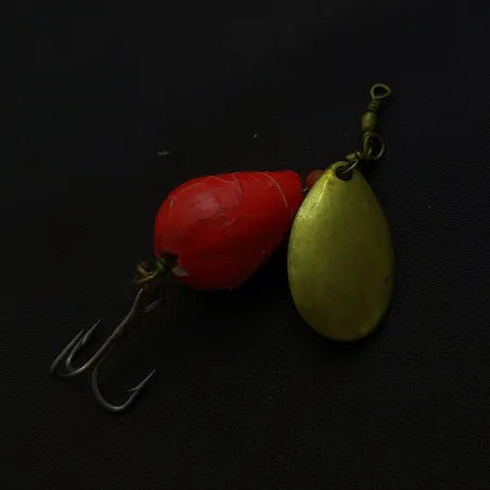 Блешня Luhr Jensen Cherry Bobber, латунь/червона, 2.2г, #24742