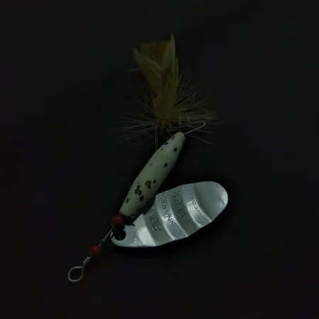 Abu Garcia Spinnaren Reflex обертова блешня, Нікель/Білий, 7 г, #24755