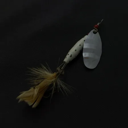 Abu Garcia Spinnaren Reflex обертова блешня, Нікель/Білий, 7 г, #24755