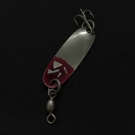 Блешня Roy Self #2, нікель/червоний, 1/8 oz (3.5g), фольговані вставки, #24763