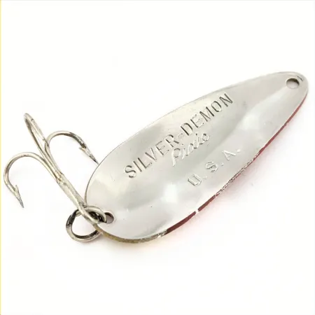 Silver-Demon Pixie Блешня, Червоний/Нікель, 11г, S-профіль, #24790