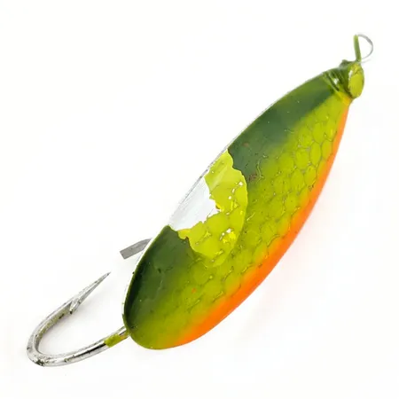 Johnson Silver Minnow Weedless, Блешня, Green/Orange, 9 г, США, #25191