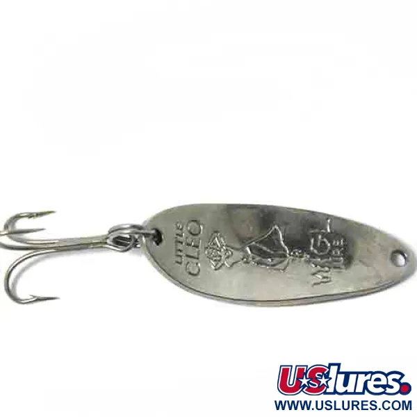 Seneca Little Cleo, нікель/синій, 9 г, блесна коливалка (колебалка) #0004