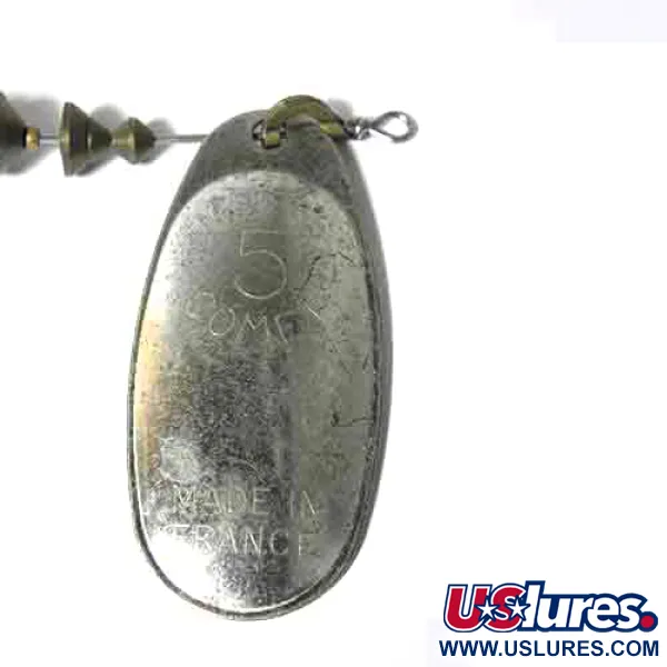  Mepps 5 Comet Mino, сірий/сталевий, 23 г, блешня оберталка (вертушка) #0018