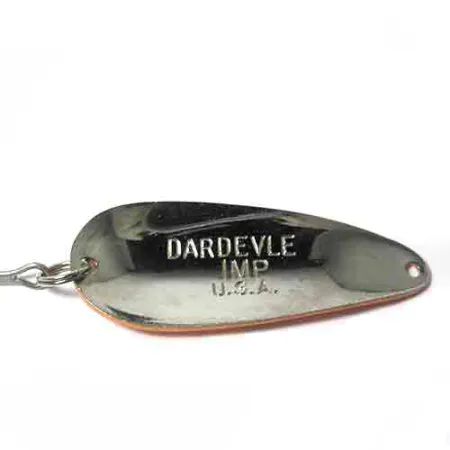 Eppinger Dardevle Imp, помаранчевий/червоний трикутник/чорний крапки, 2/5 oz (11 г), блесна коливалка (колебалка) #0019