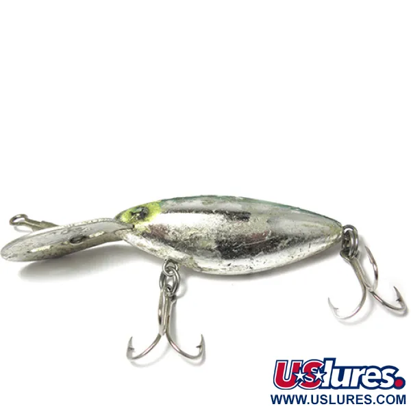 Storm® Hot'N Tot Thin Fin, сталевий/зелений, 6,5 г, воблер #0033