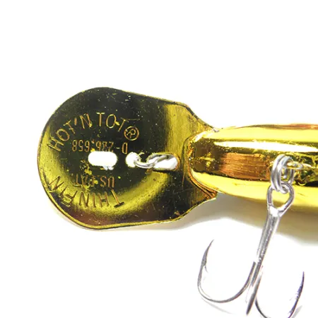 Storm® Hot'N Tot Thin Fin, золотий-металік/чорний, 12 г, воблер #0041