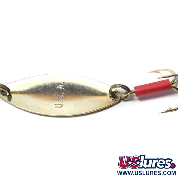 Mepps Spoon 1, золото/голограма/червоний, 7 г, блесна коливалка (колебалка) #0073