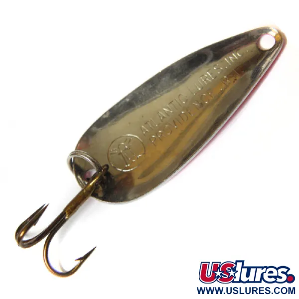  Atlantic Lures, червоний/білий, 5,5 г, блесна коливалка (колебалка) #0110