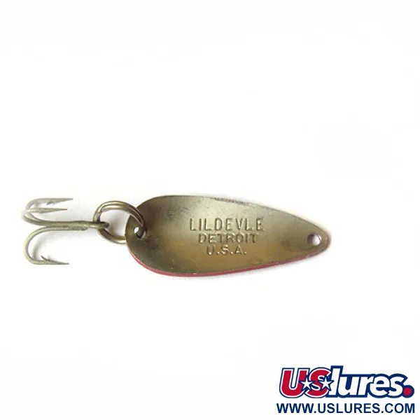 Eppinger Dardevle Lildevle, червоний/білий, 3,4 г, блесна коливалка (колебалка) #0126