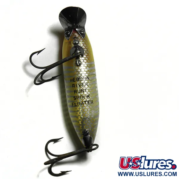  Heddon River Runt Spook, плаваючий, жовтий/смужки, 12 г, воблер #0128