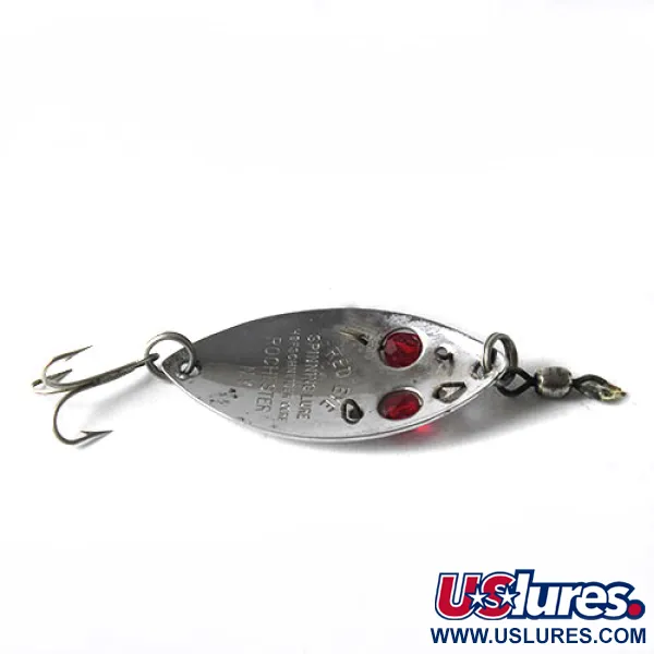 Red Eye Hofschneider, нікель/червоні очі, 6,5 г, блесна коливалка (колебалка) #0172