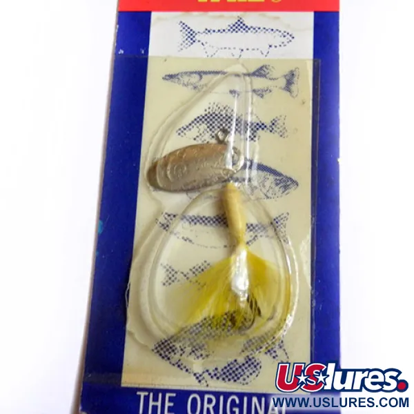 Yakima Bait Worden’s Original Rooster Tail, жовтий, 1,18 г, блешня оберталка (вертушка) #0182