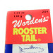 Yakima Bait Worden’s Original Rooster Tail, жовтий, 1,18 г, блешня оберталка (вертушка) #0182