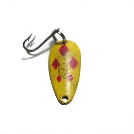 Eppinger Dardevle Skeeter, жовтий/червоний Five of Diamonds, 1/32 oz, (1 г), блесна коливалка (колебалка) #0190