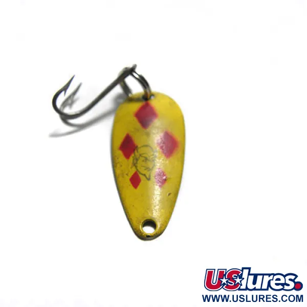 Eppinger Dardevle Skeeter, жовтий/червоний Five of Diamonds, 1/32 oz, (1 г), блесна коливалка (колебалка) #0190
