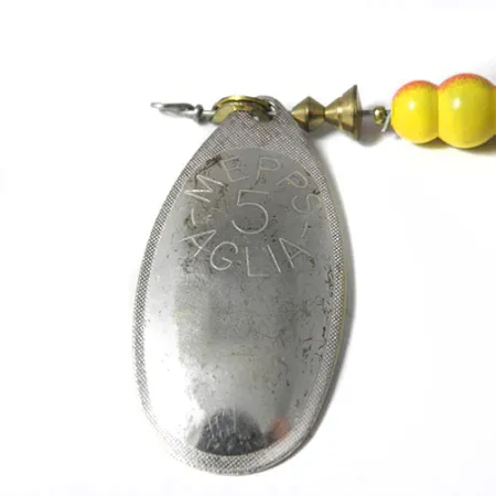 Mepps Aglia 5, нікель, 14 г, блешня оберталка (вертушка) #0207