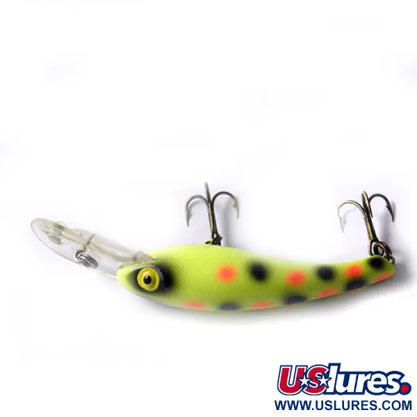  Cotton Cordell Wally Diver, жовтий/чорний/червоний, 14 г, воблер #0210