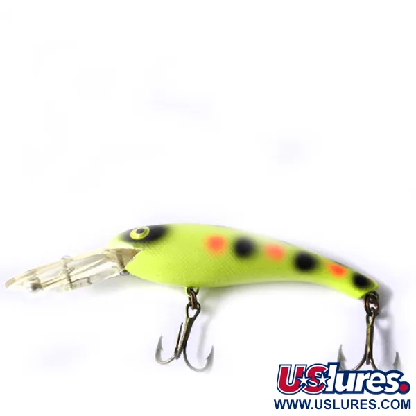  Cotton Cordell Wally Diver, жовтий/чорний/червоний, 14 г, воблер #0210