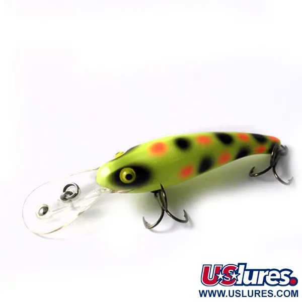  Cotton Cordell Wally Diver, жовтий/чорний/червоний, 14 г, воблер #0210