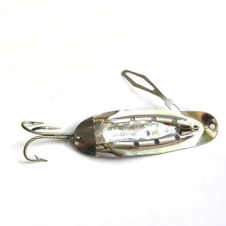 Rustowicz Charger №3, нікель/голограма, 14,4 г, блесна коливалка (колебалка) #0231