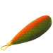  Johnson Silver Minnow, помаранчевий/зелений, 13 г, блесна коливалка (колебалка) #0255