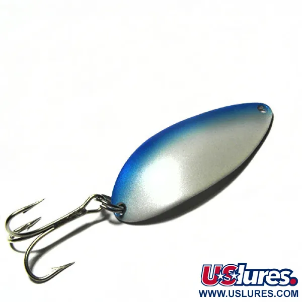 Seneca Little Cleo (Hula Girl), білий перламутровий/синій, 14 г, блесна коливалка (колебалка) #0314