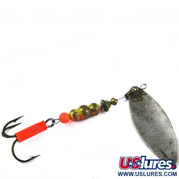  Mepps Aglia Long 3 Rainbo, срібло/голограма, 11,5 г, блешня оберталка (вертушка) #0346