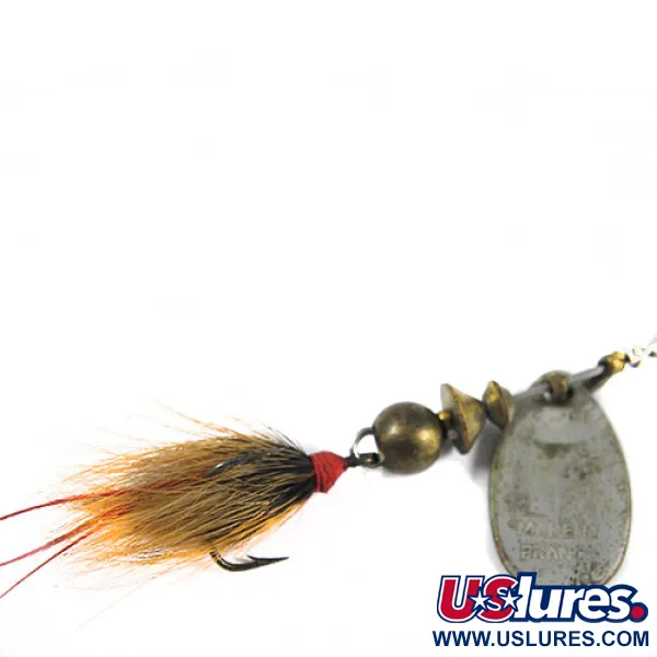  Mepps Aglia 0 dressed (з хвостом), срібло, 2,5 г, блешня оберталка (вертушка) #0351