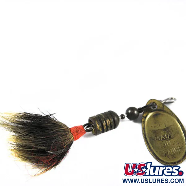  Mepps Aglia 1dressed (з хвостом), латунь, 3,5 г, блешня оберталка (вертушка) #0353