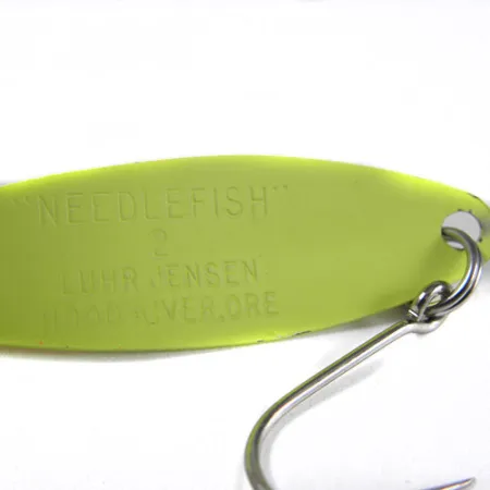 Luhr Jensen Needle fish 2, жовтий/червоний, 3 г, блесна коливалка (колебалка) #0372