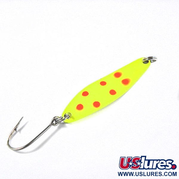 Luhr Jensen Needle fish 2, жовтий/червоний, 3 г, блесна коливалка (колебалка) #0372