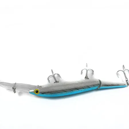 Rebel spoonbill Minnow Jointed, срібло/синій, 21 г, воблер #0397