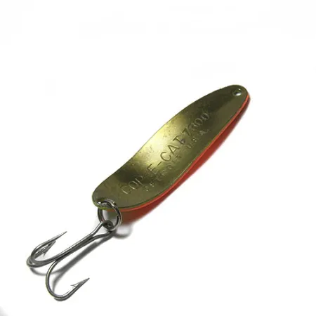 Eppinger Dardevle Cop-E-Cat 7300, Fire Tiger/латунь, 10 г, блесна коливалка (колебалка) #0415