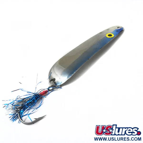 Kausch 14, нікель/синій, 3,7 г, блесна коливалка (колебалка) #0441
