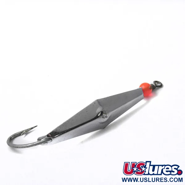 James E. Clark  Clark Spoon, нікель/червоний, 8 г, блесна коливалка (колебалка) #0467