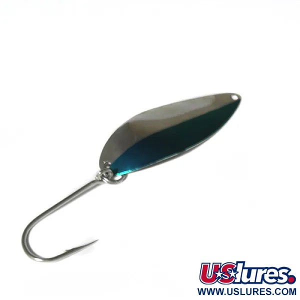 Seneca Little Cleo (Hula Girl), нікель/зелений, 7 г, блесна коливалка (колебалка) #0478