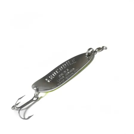 Luhr Jensen Krocodile DIE #3, жовтий/зелений/чорний, 10 г, блесна коливалка (колебалка) #0485