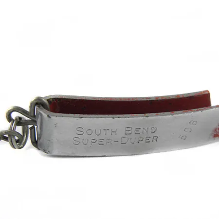 South Bend Super-Duper 506, нікель/червоний, 7 г, блесна коливалка (колебалка) #0491